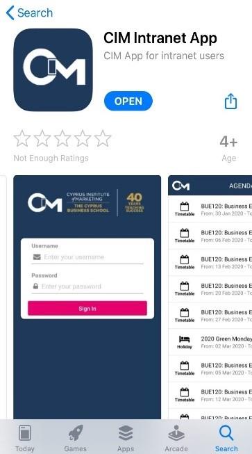 CIM app
