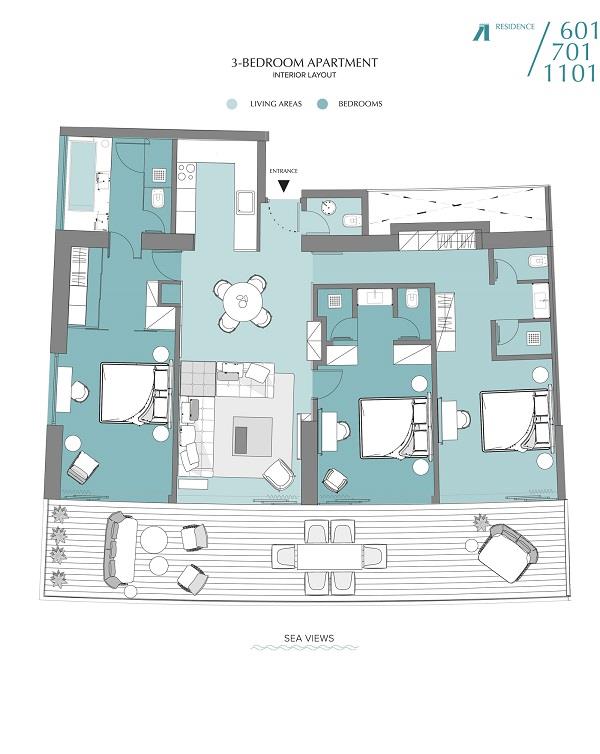 AMATHUS 3 BED 